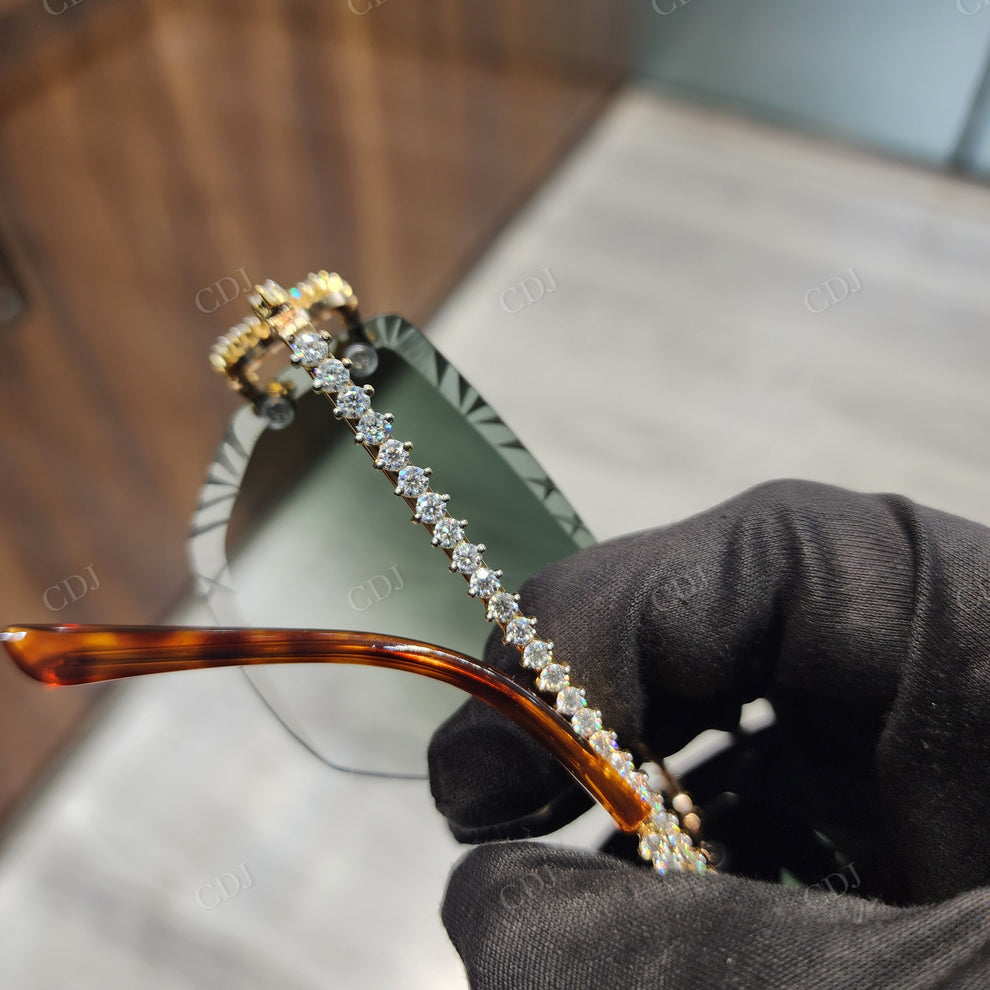 Custom Diamond Glasses