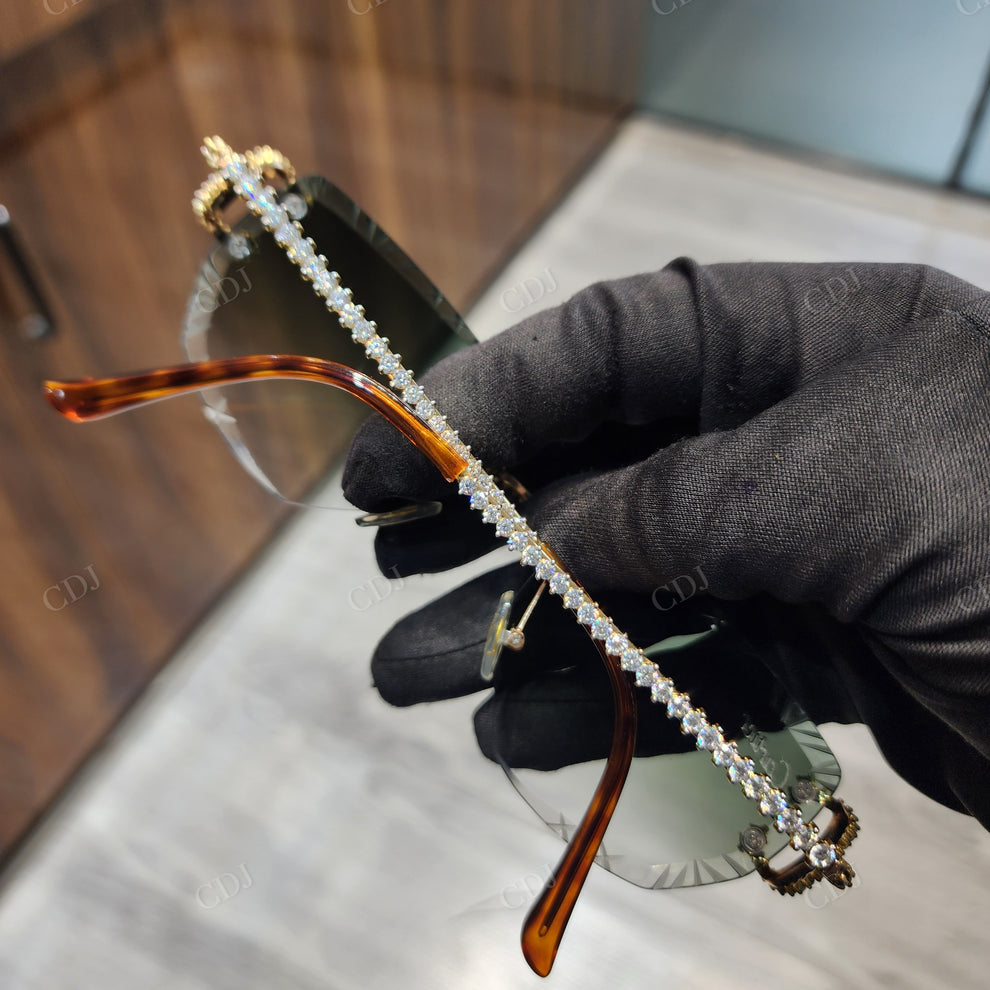 Custom Diamond Glasses