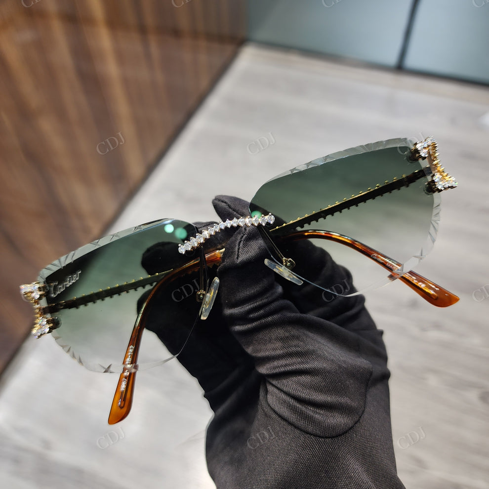 Custom Diamond Glasses