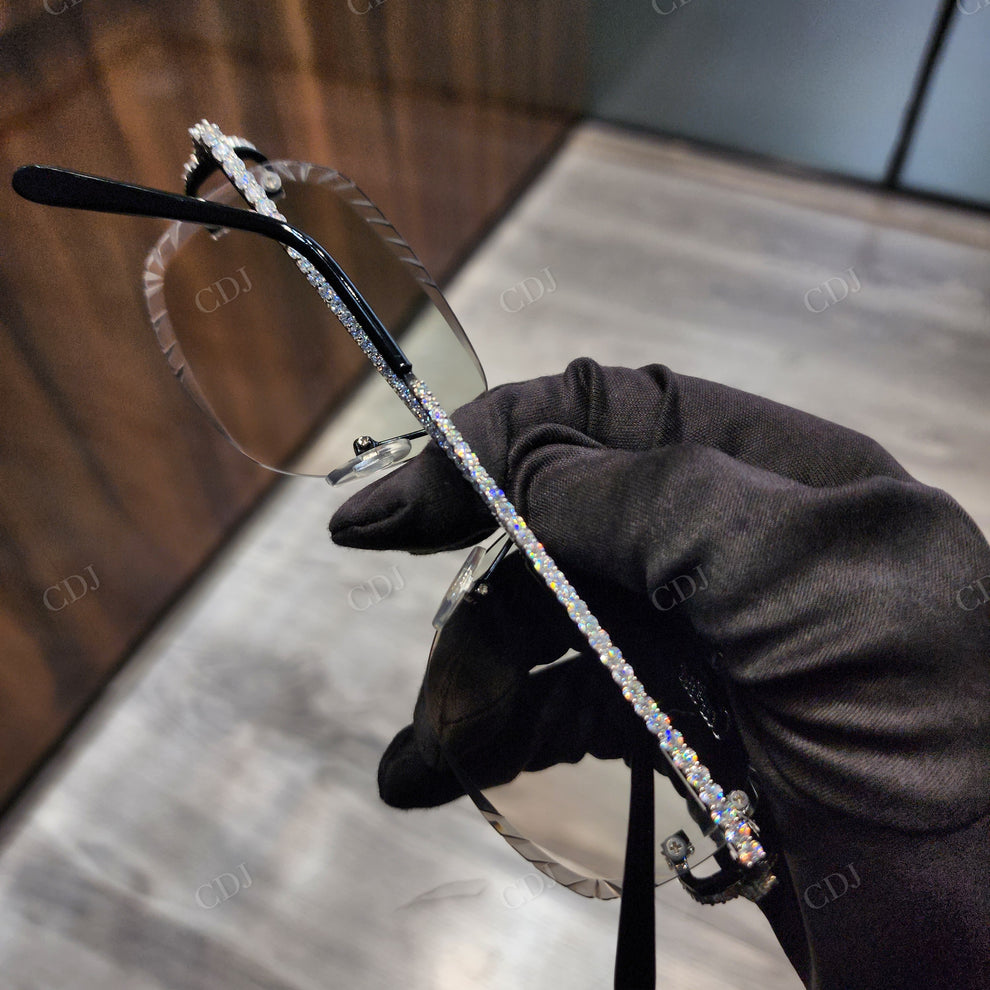 Custom Diamond Glasses