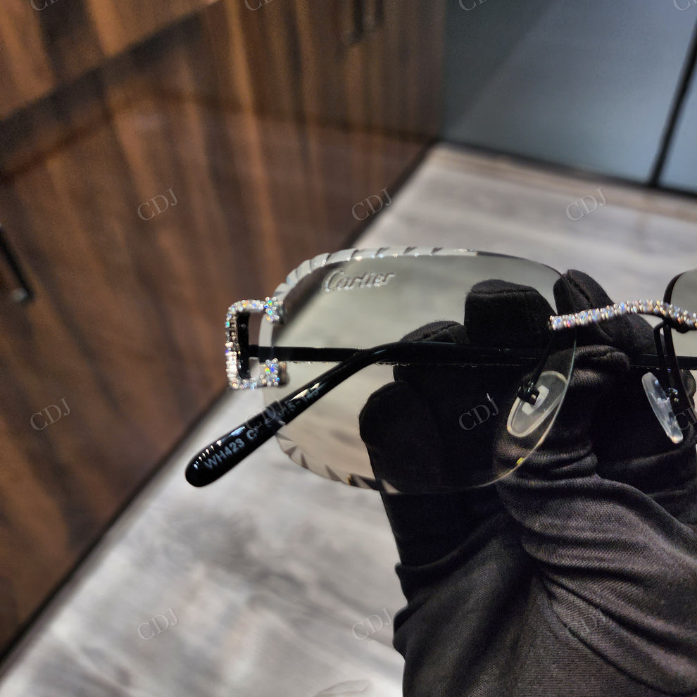 Custom Diamond Glasses