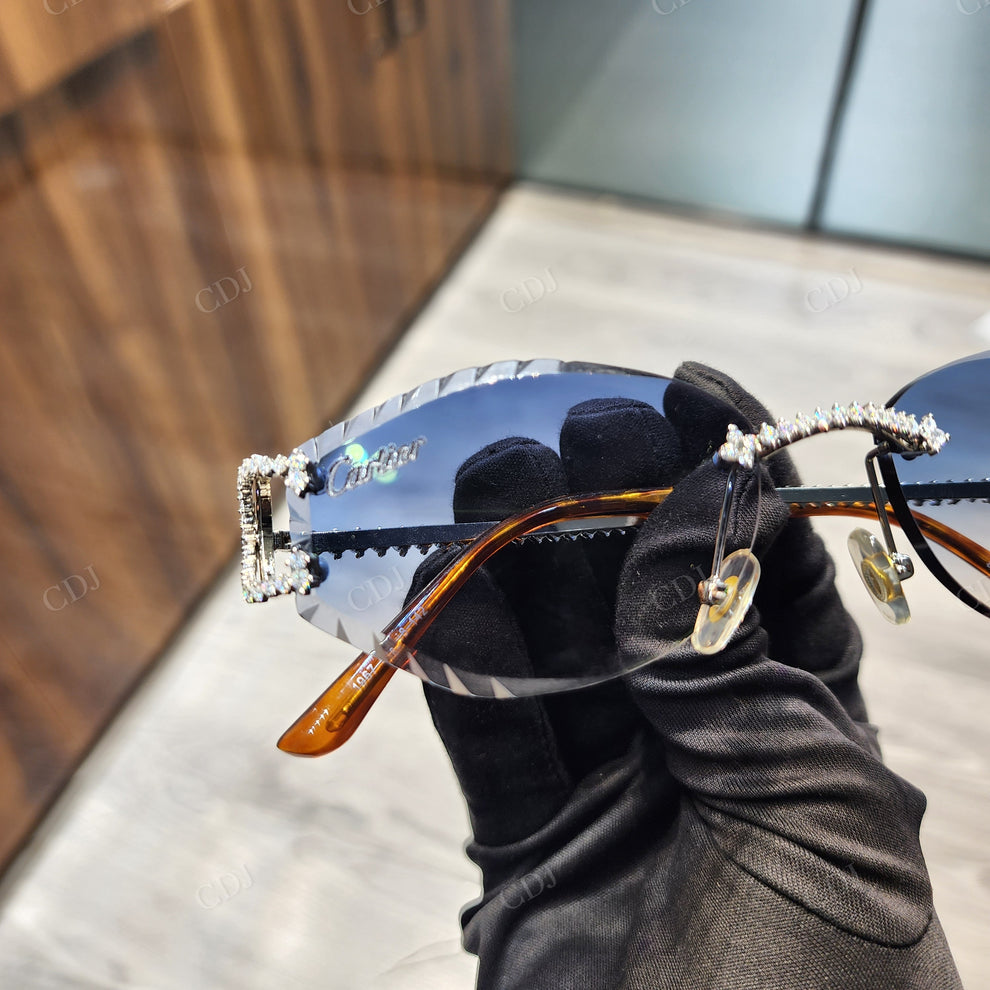 Custom Diamond Glasses