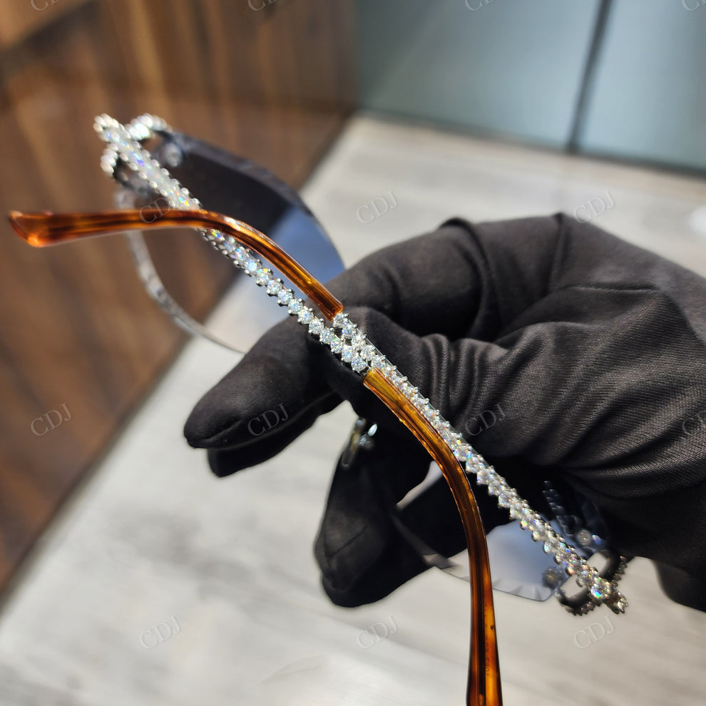 Custom Diamond Glasses