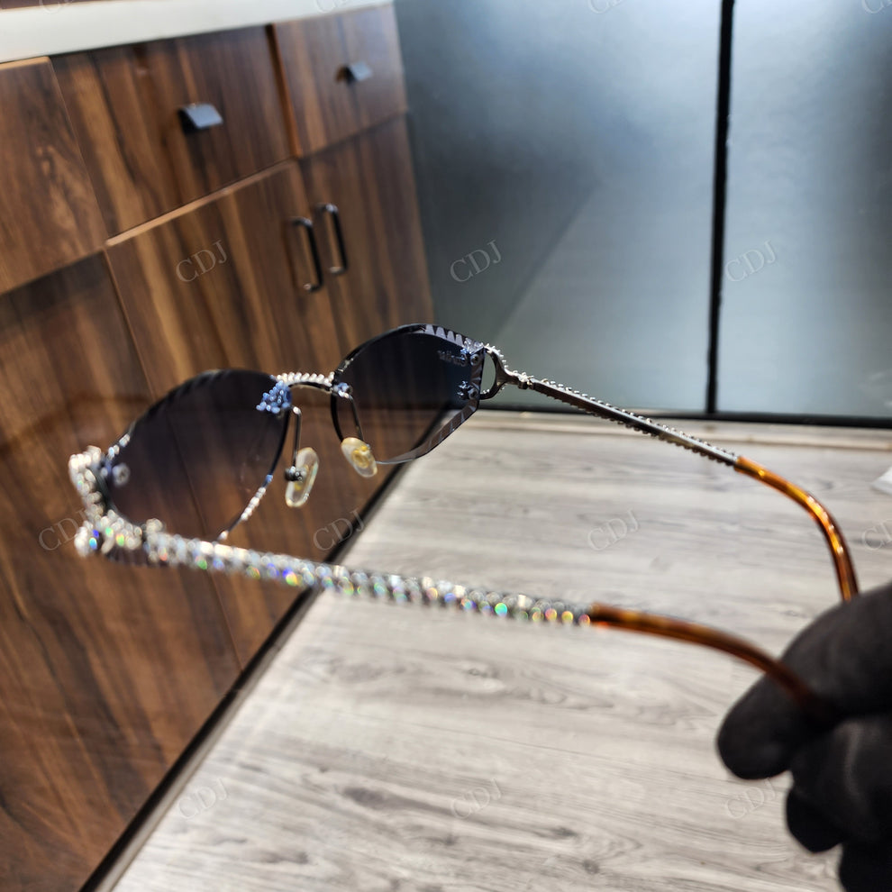 Custom Diamond Glasses