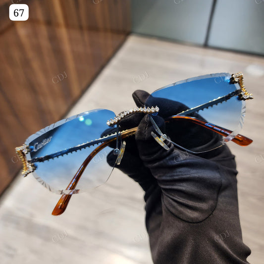 Custom Diamond Glasses