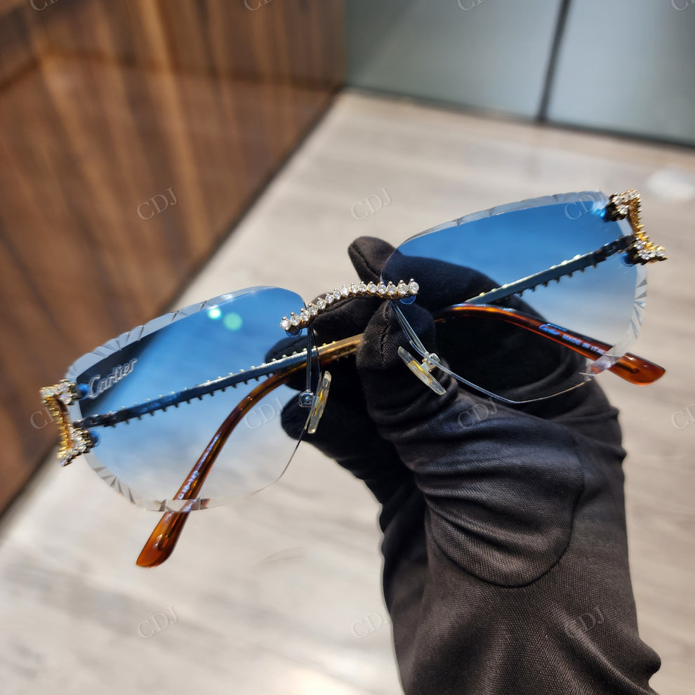 Custom Diamond Glasses