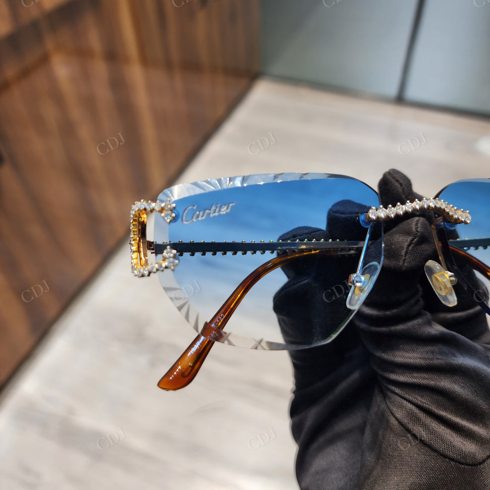 Custom Diamond Glasses
