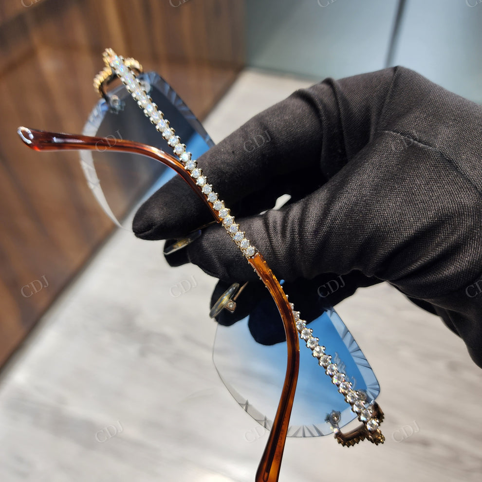 Custom Diamond Glasses