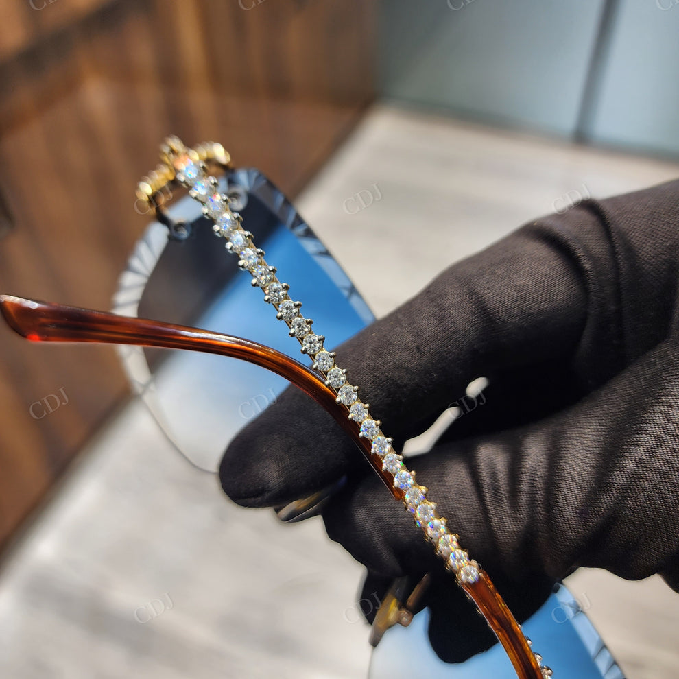 Custom Diamond Glasses