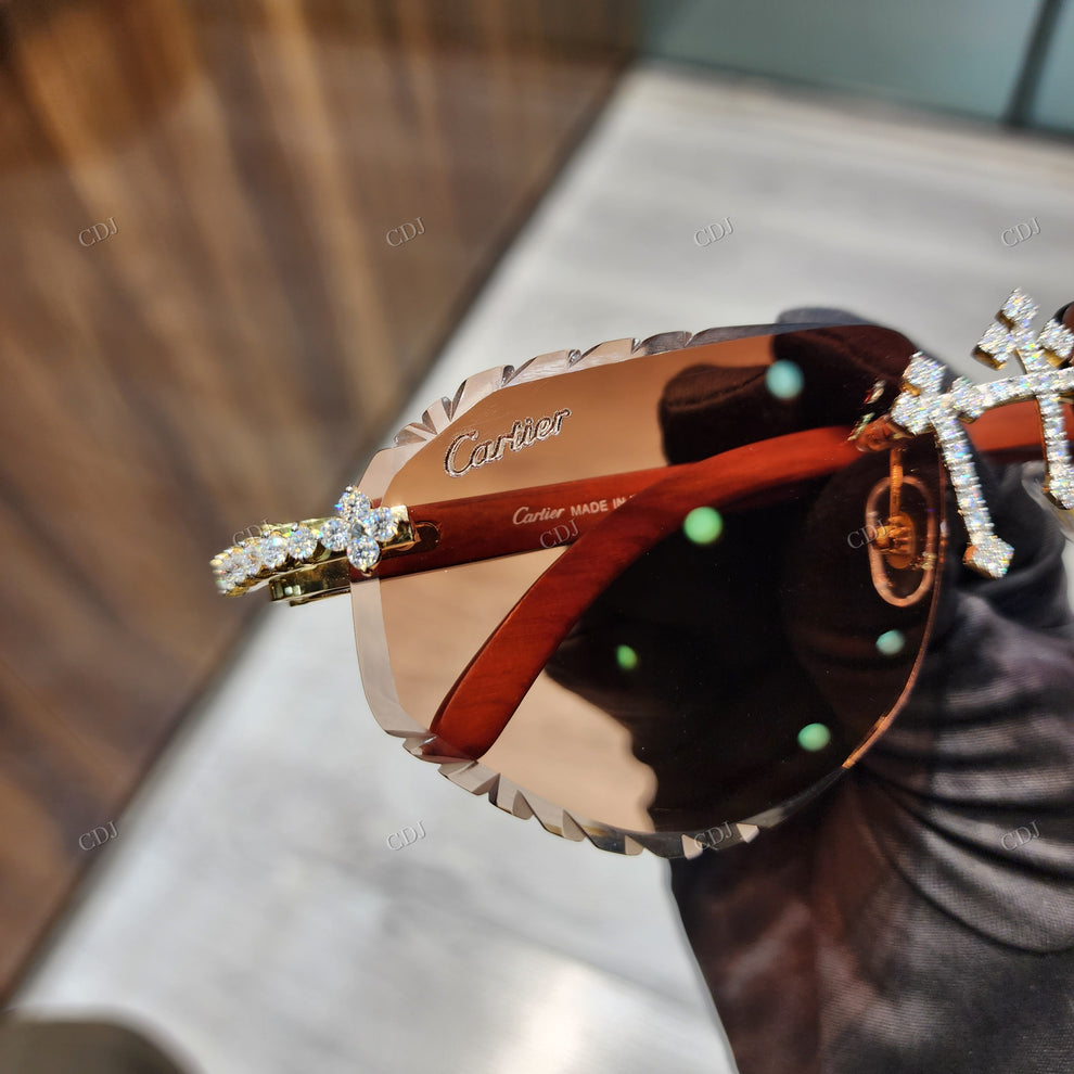 Custom Diamond Glasses