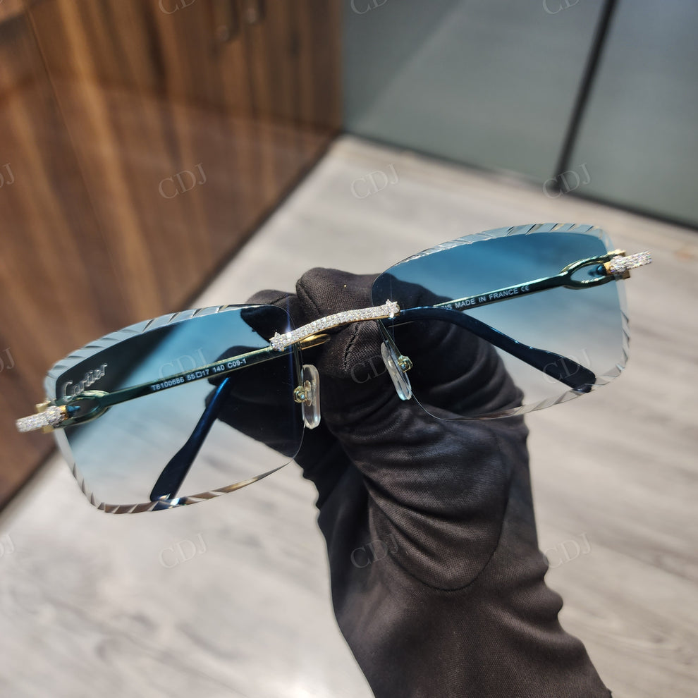 Custom Diamond Glasses