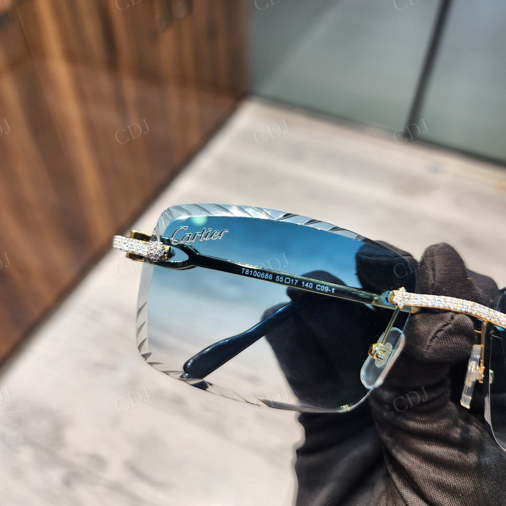 Custom Diamond Glasses