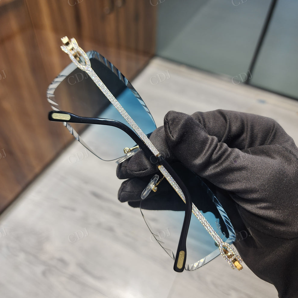 Custom Diamond Glasses