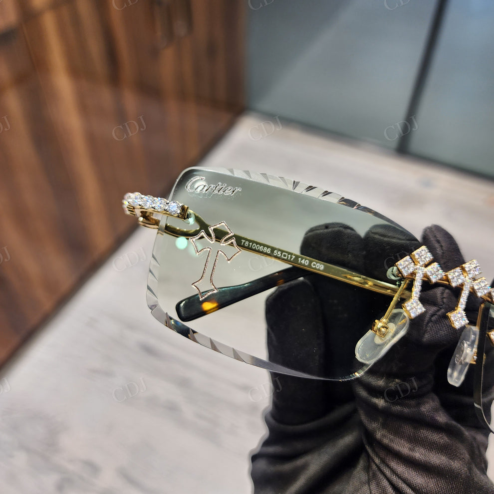 Custom Diamond Glasses