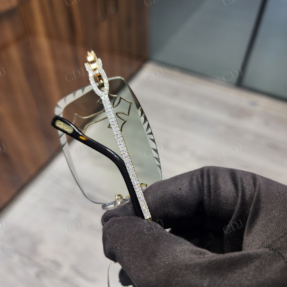 Custom Diamond Glasses