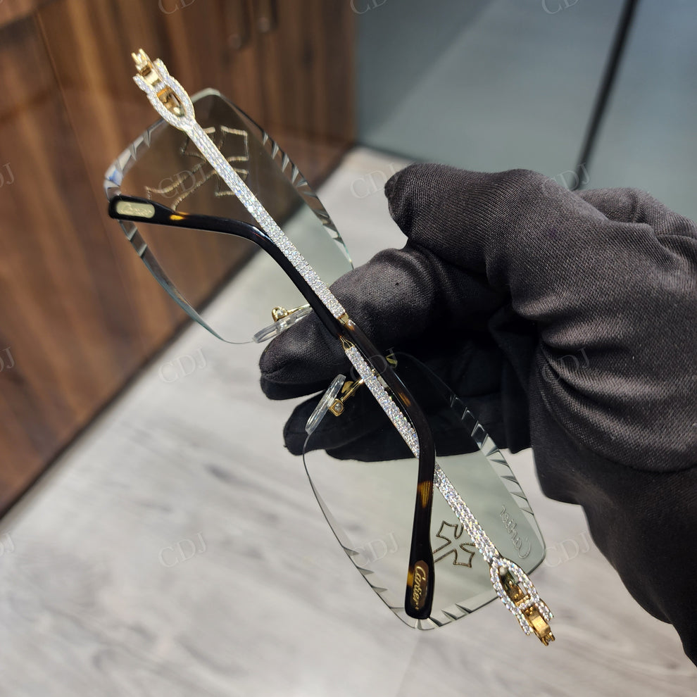 Custom Diamond Glasses