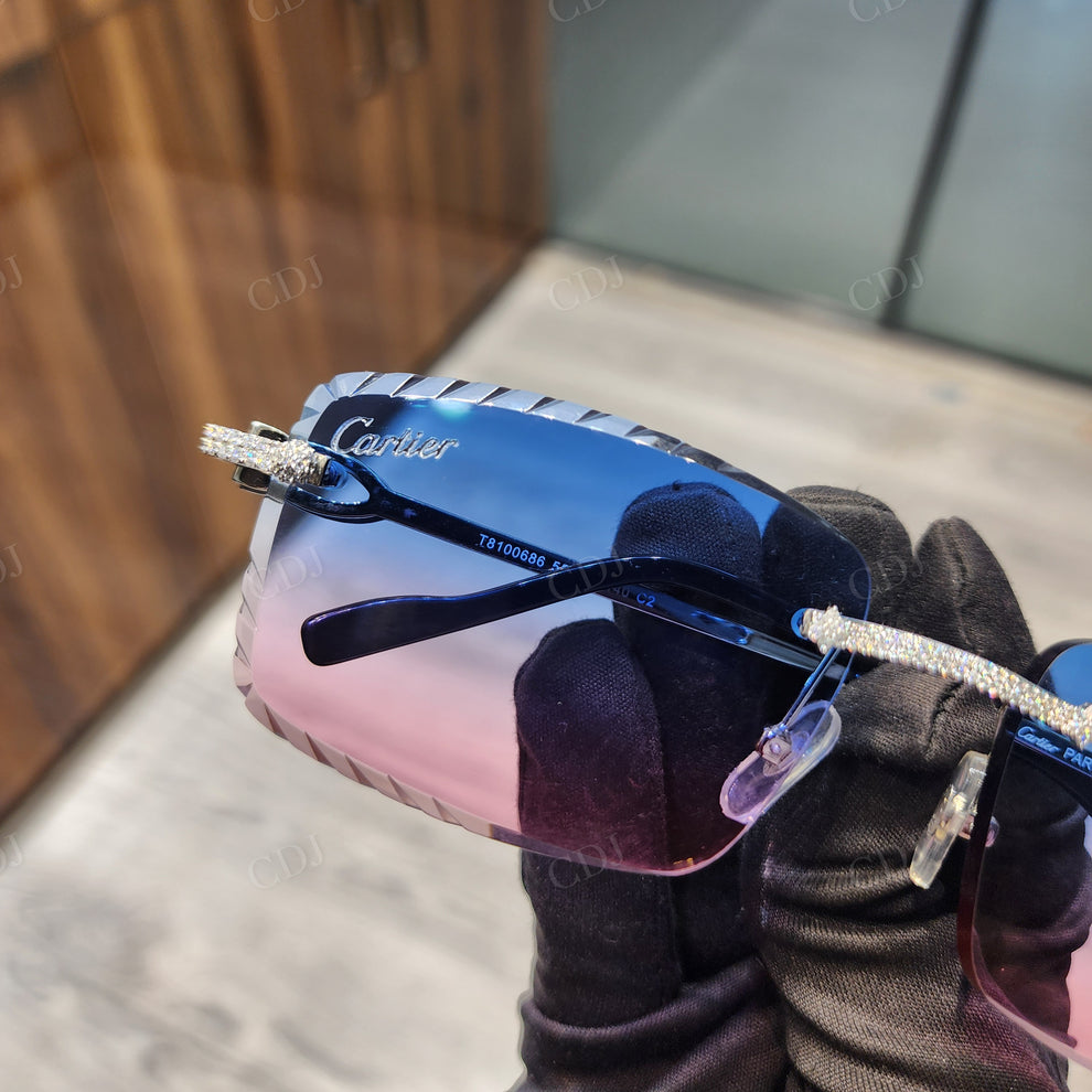 Custom Diamond Glasses