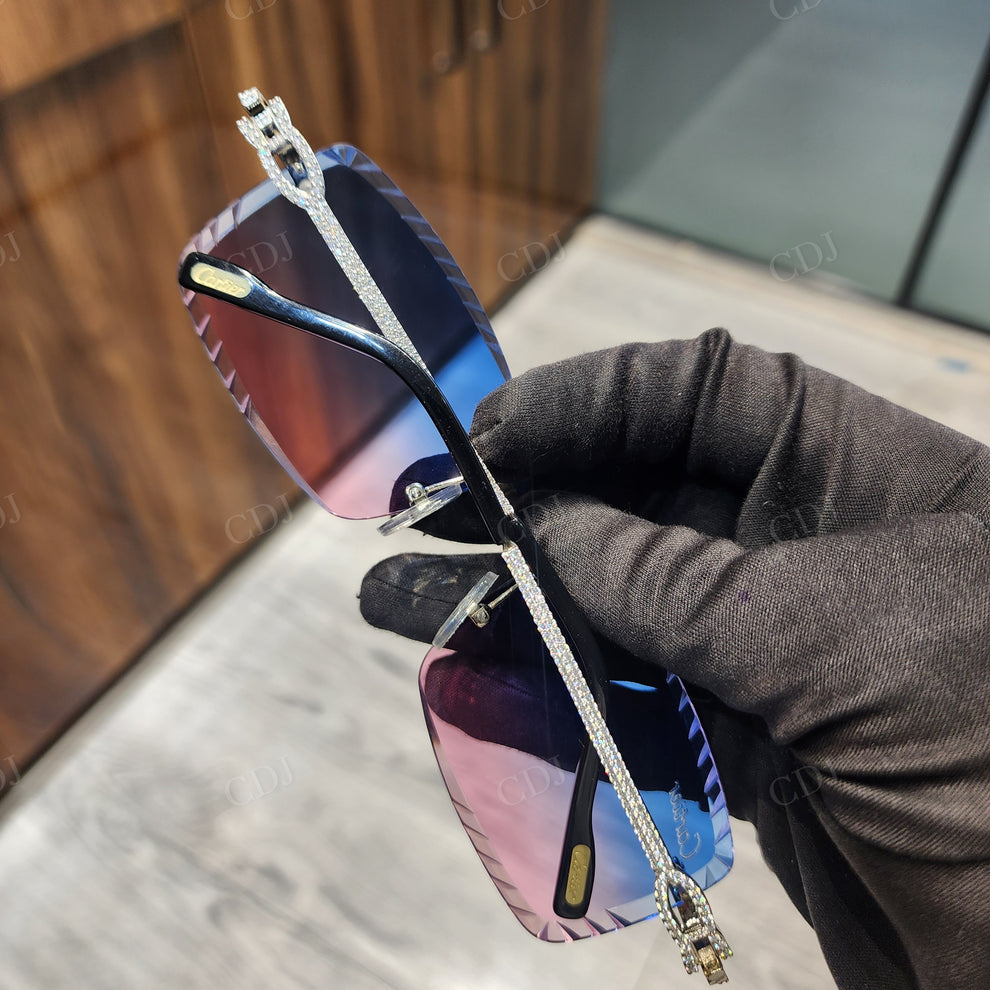 Custom Diamond Glasses