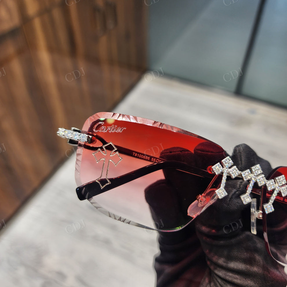 Custom Diamond Glasses