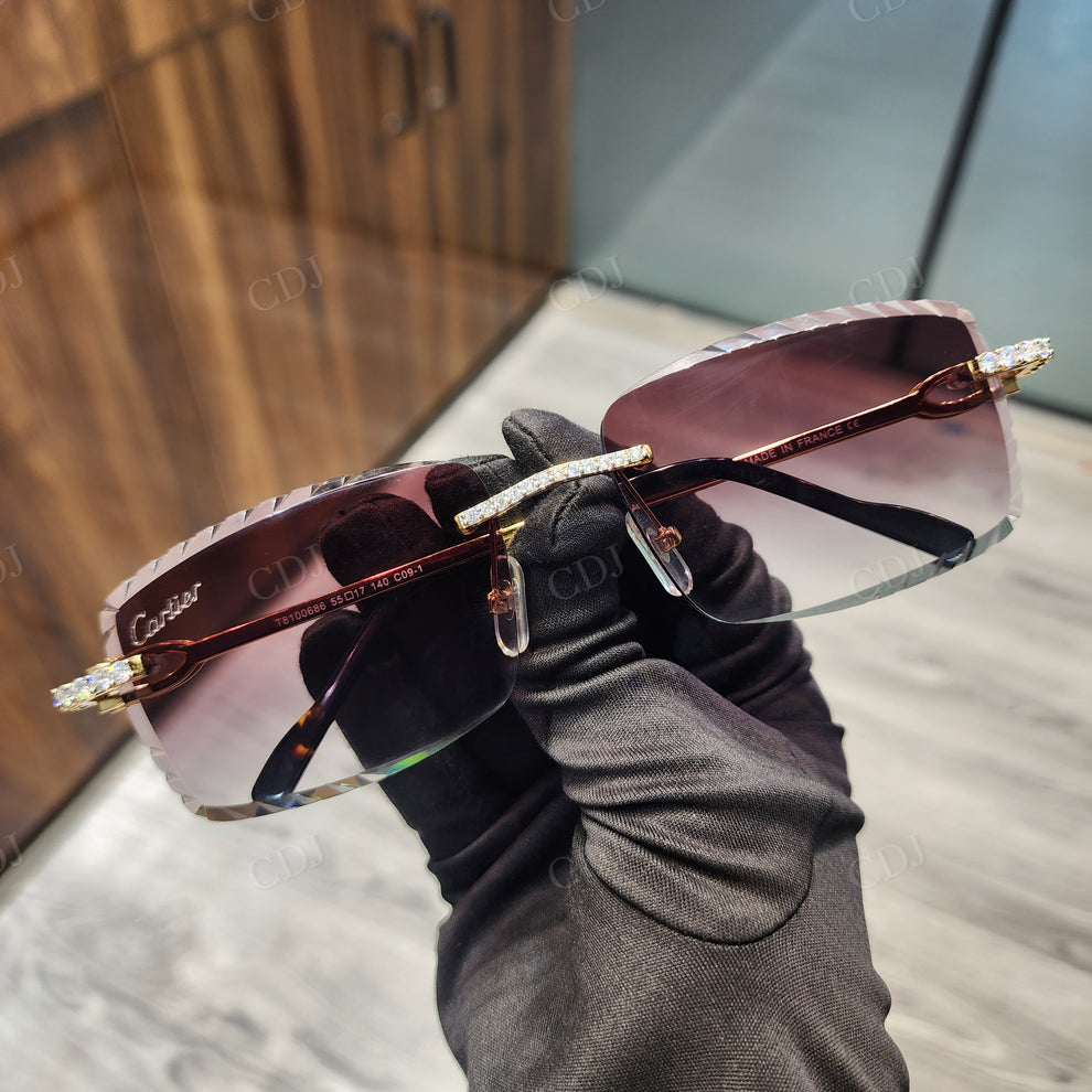 Custom Diamond Glasses