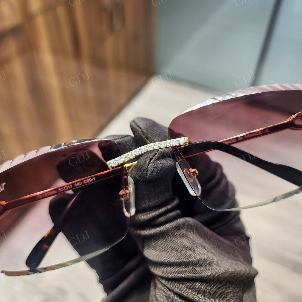 Custom Diamond Glasses