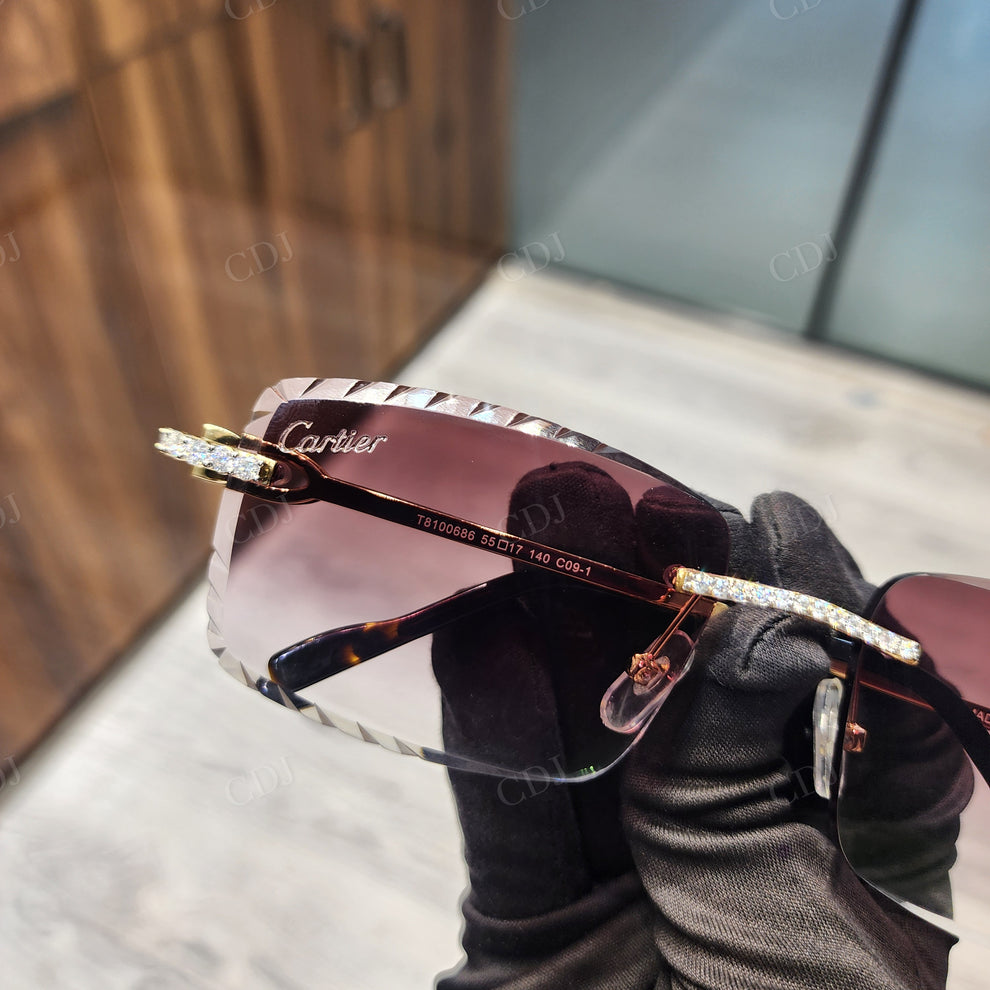 Custom Diamond Glasses