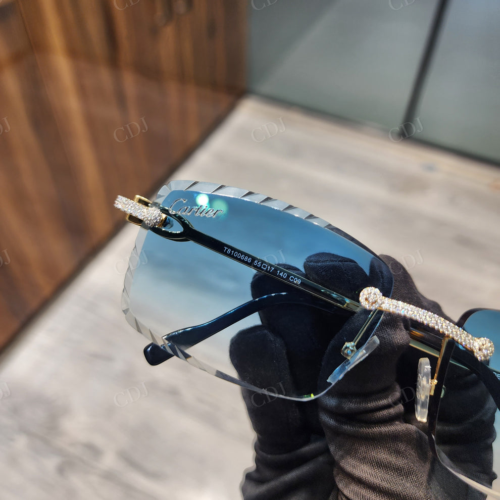 Custom Diamond Glasses
