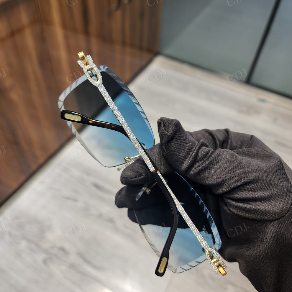 Custom Diamond Glasses