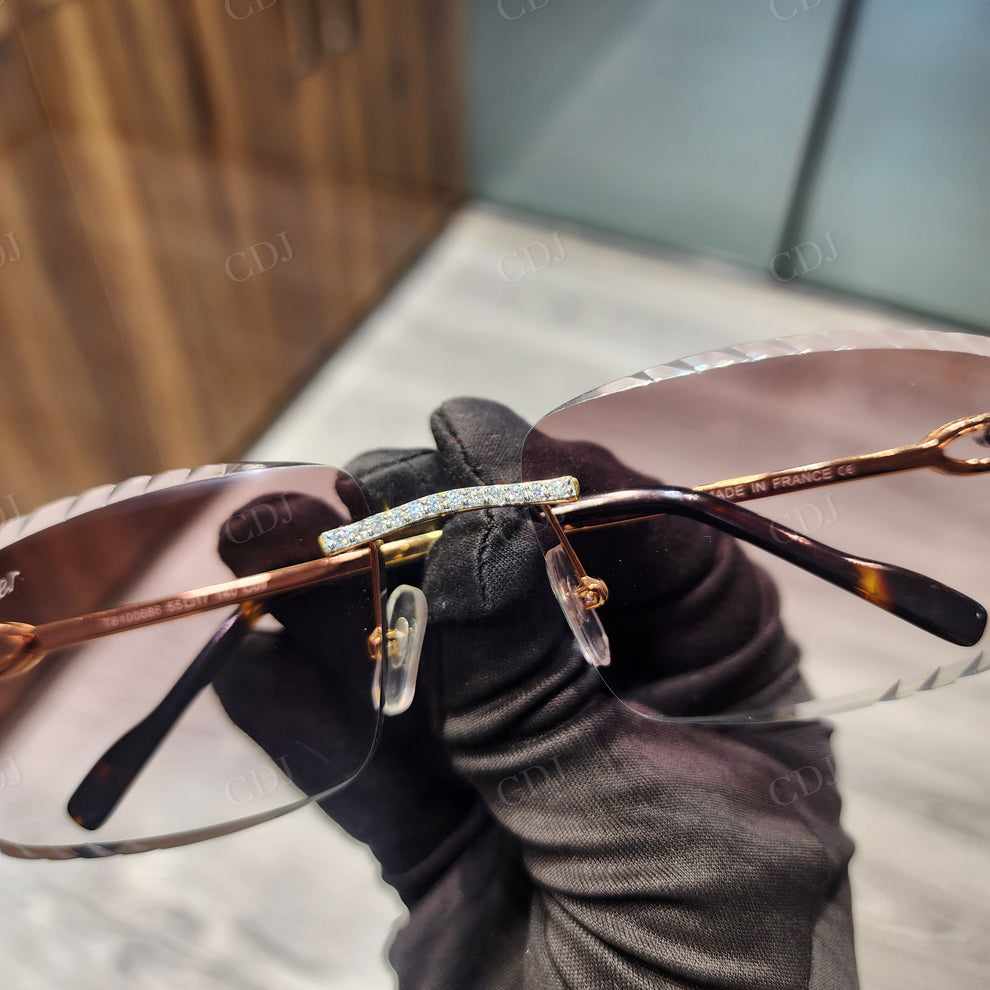 Custom Diamond Glasses