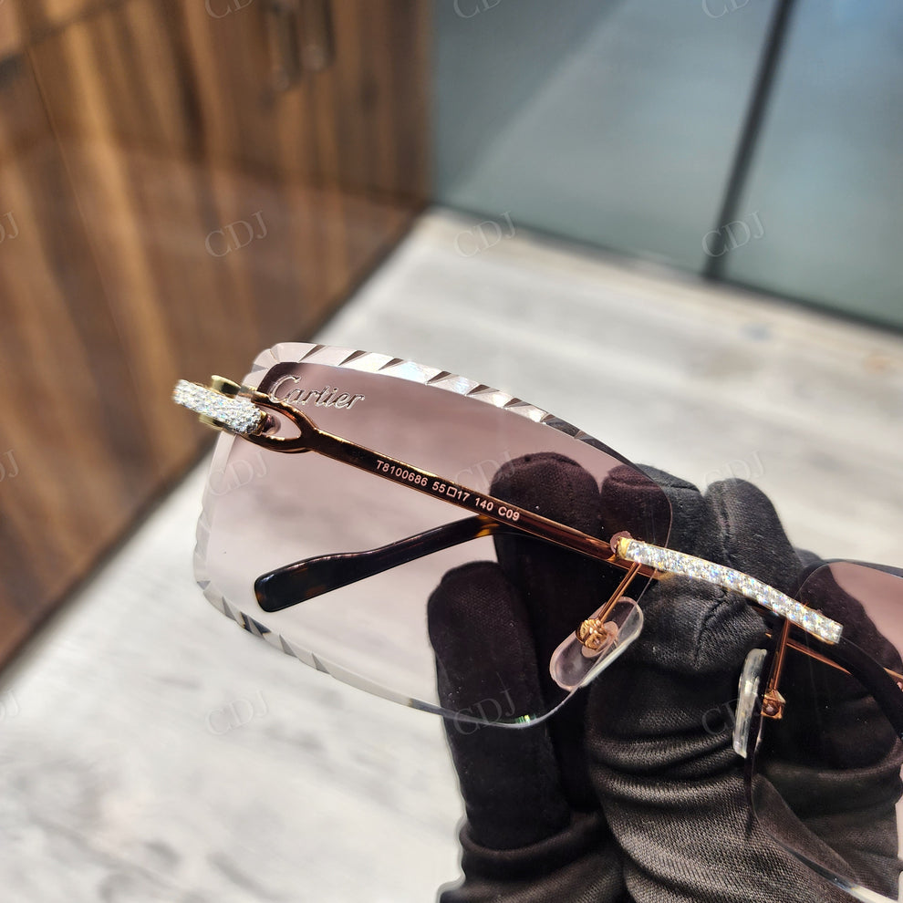 Custom Diamond Glasses
