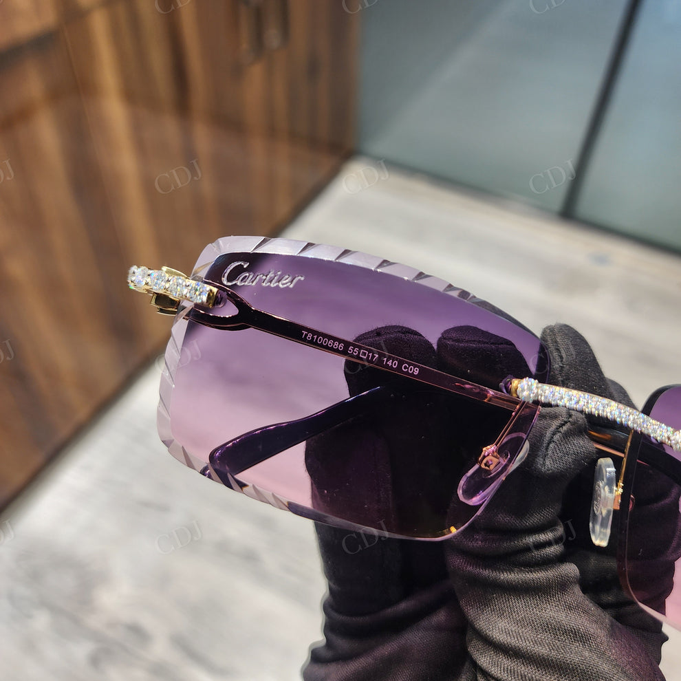 Custom Diamond Glasses