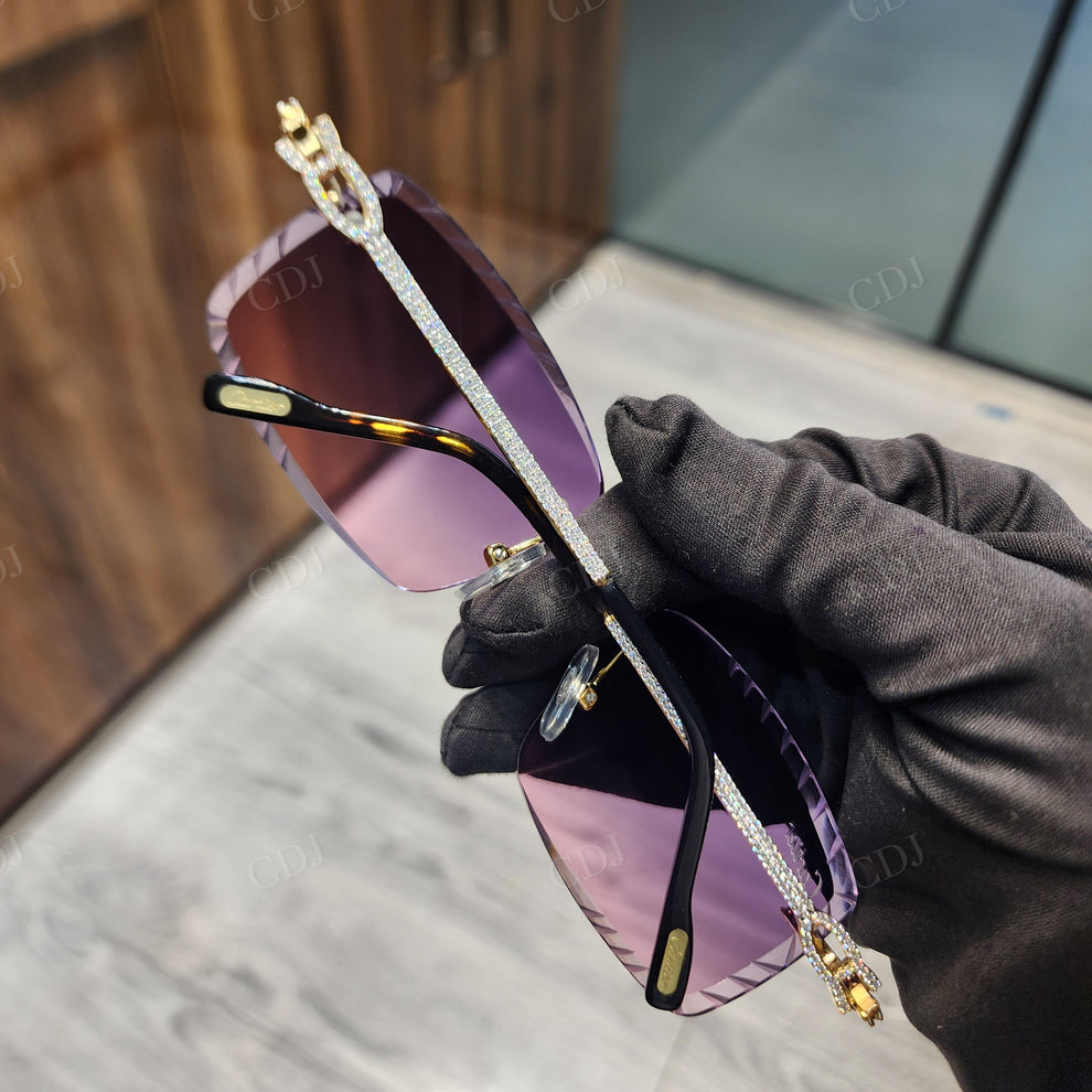 Custom Diamond Glasses