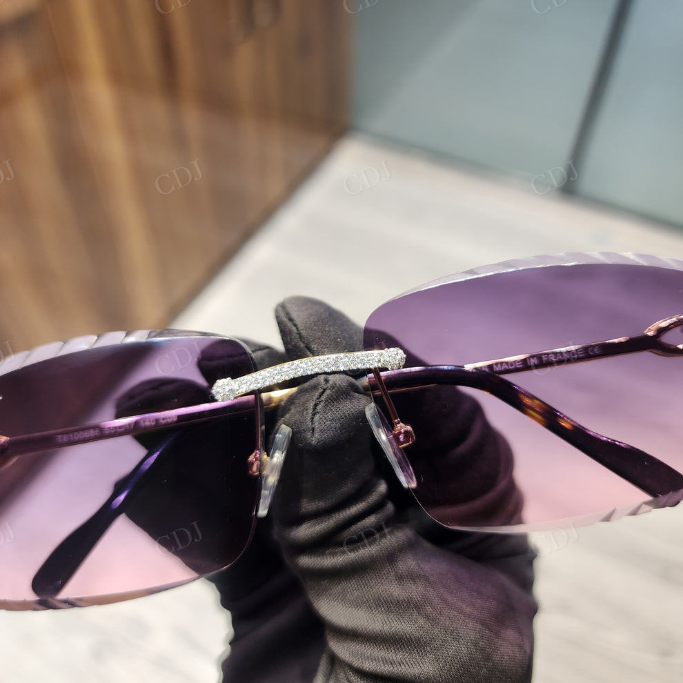 Custom Diamond Glasses