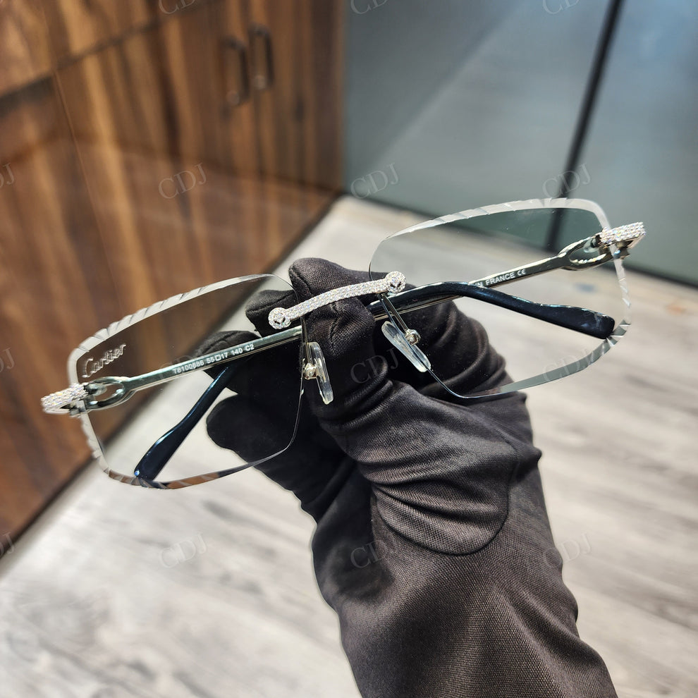 Custom Diamond Glasses