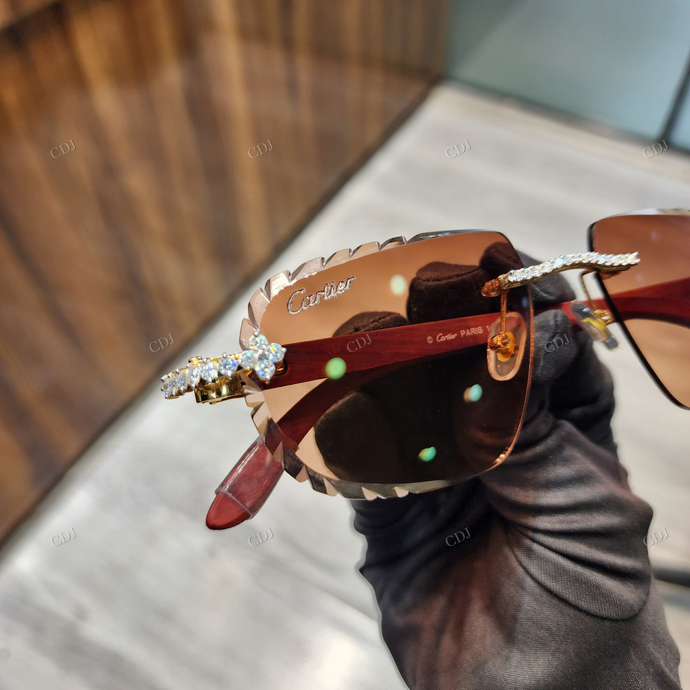 Custom Diamond Glasses