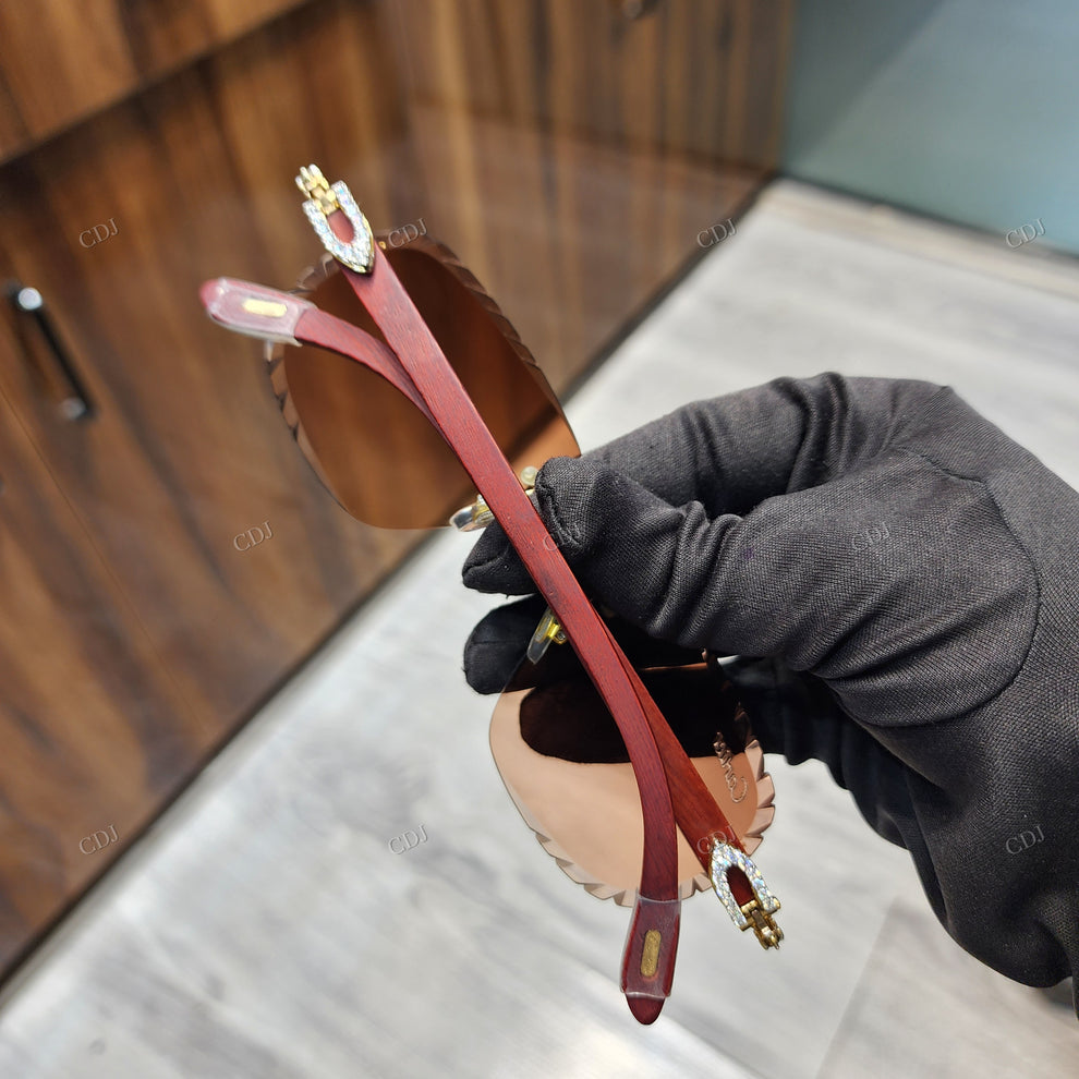 Custom Diamond Glasses