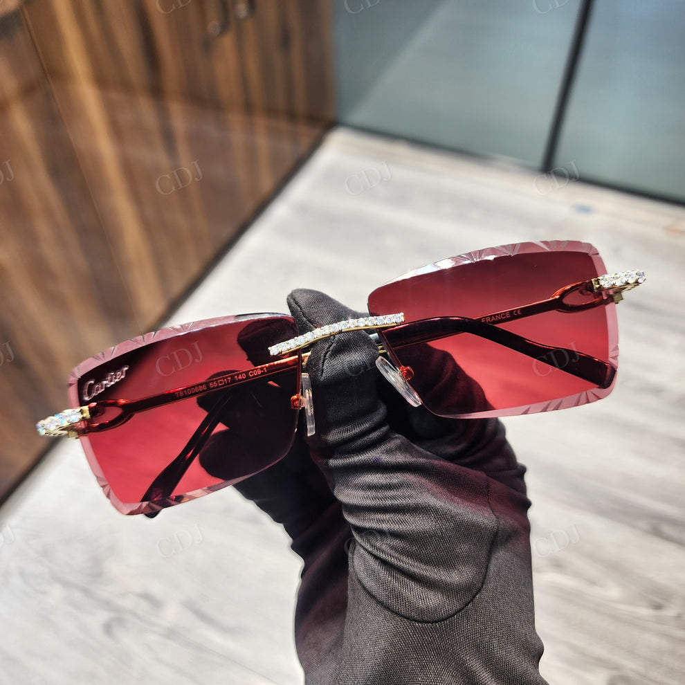 Custom Diamond Glasses