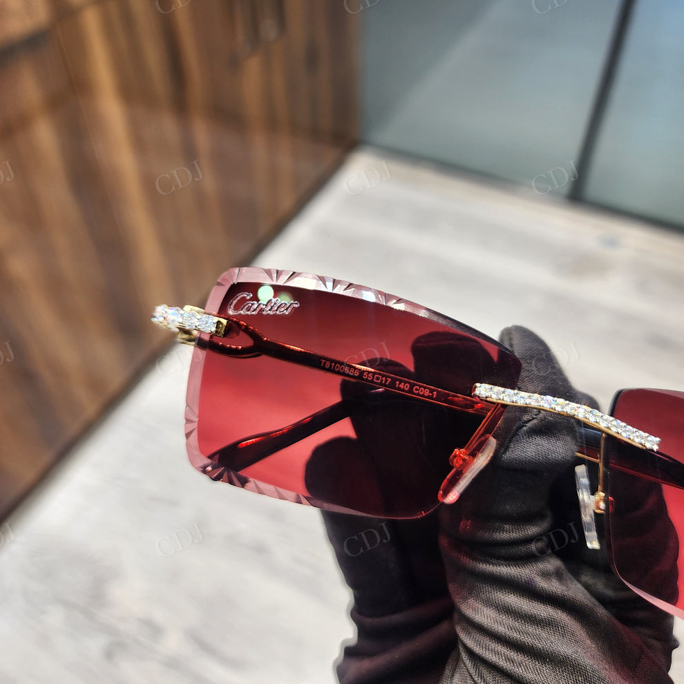 Custom Diamond Glasses