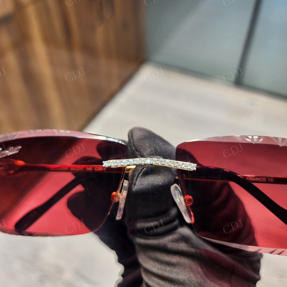 Custom Diamond Glasses