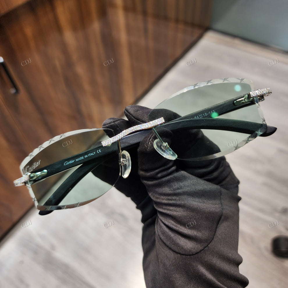Custom Diamond Glasses