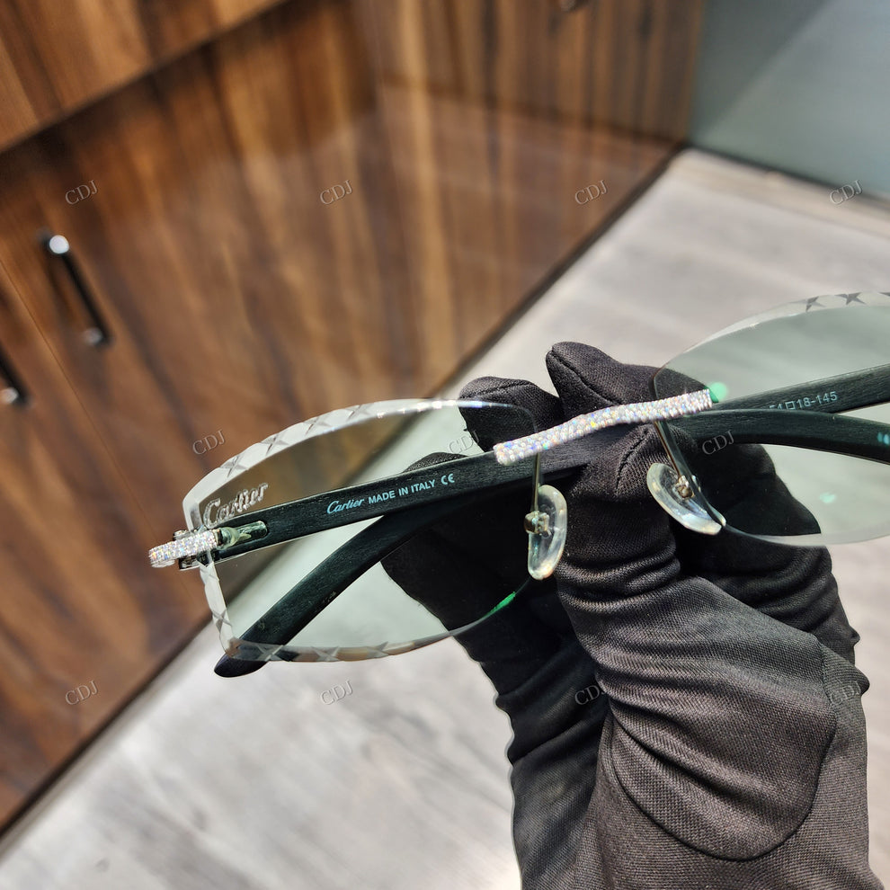 Custom Diamond Glasses