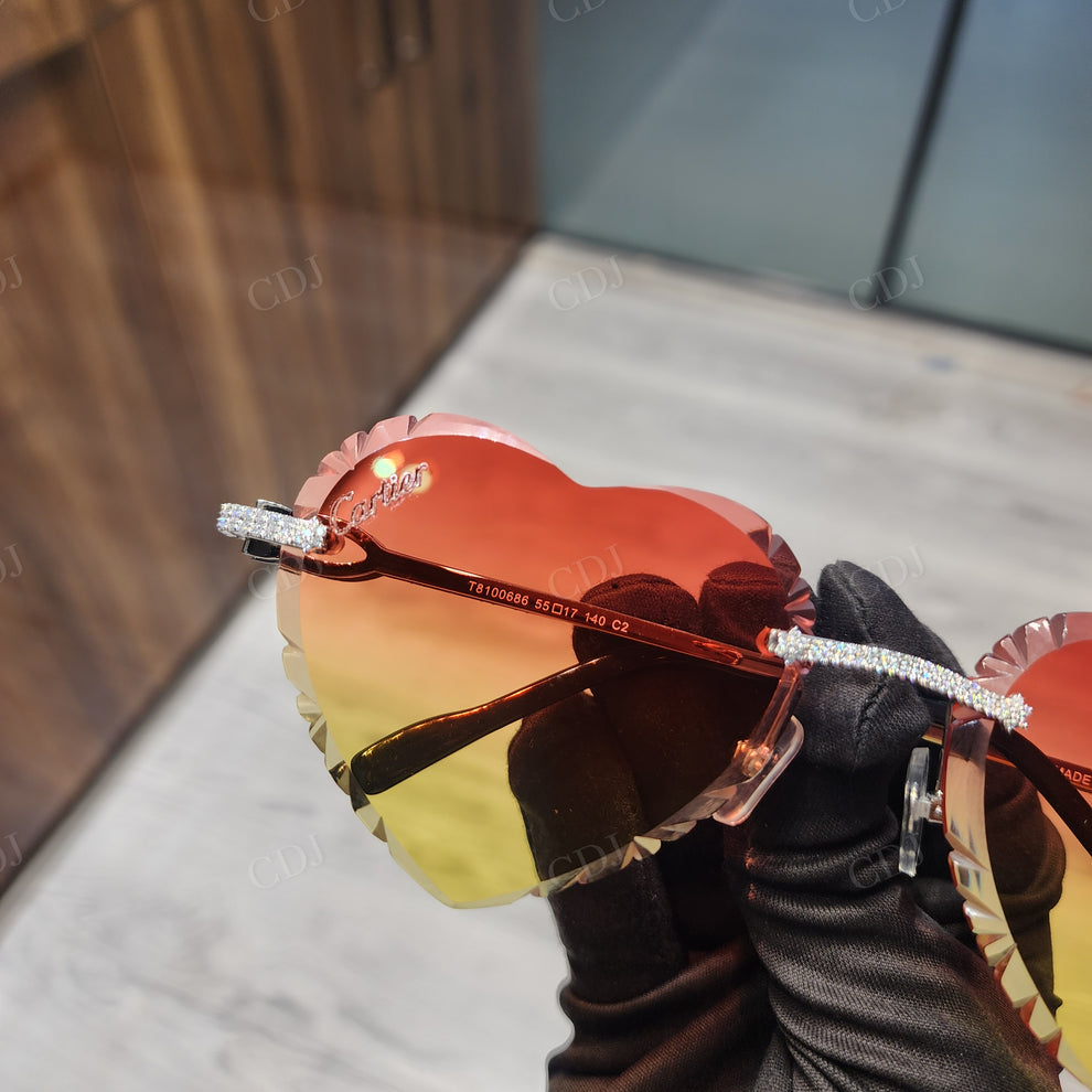 Custom Diamond Glasses