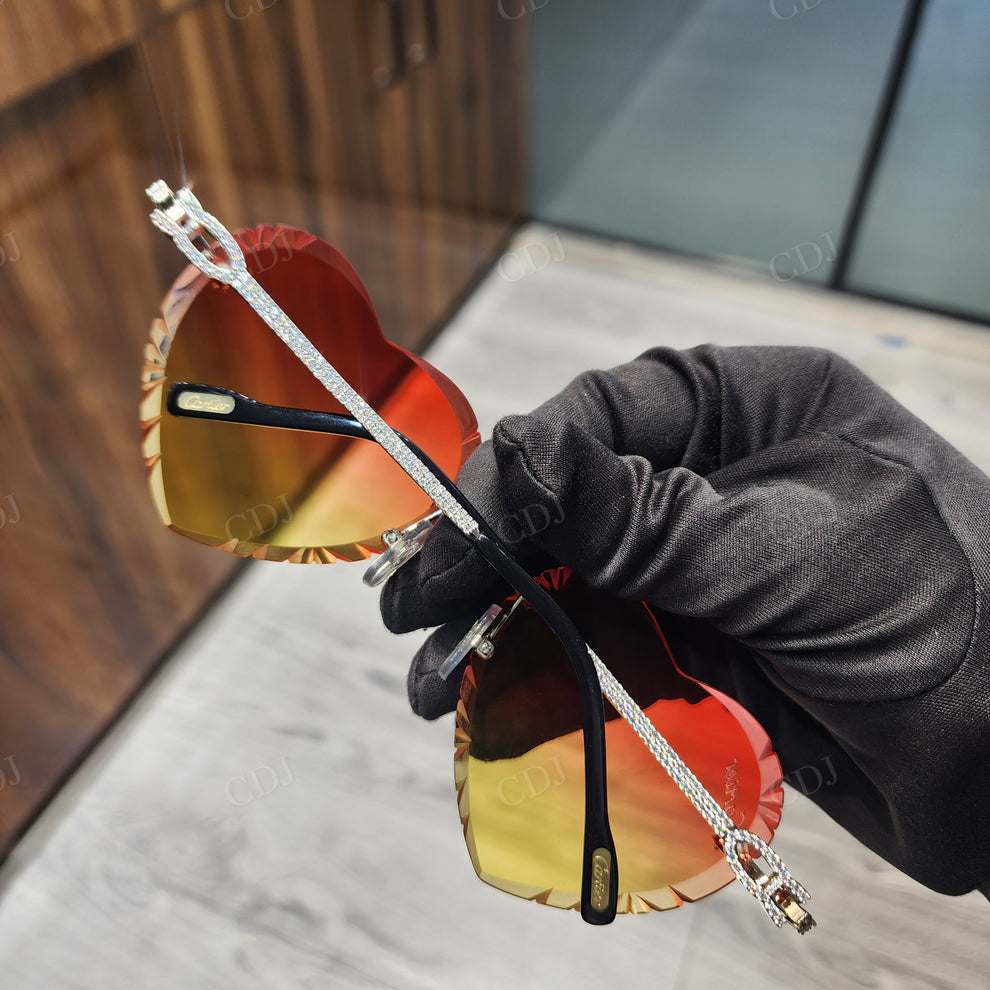 Custom Diamond Glasses