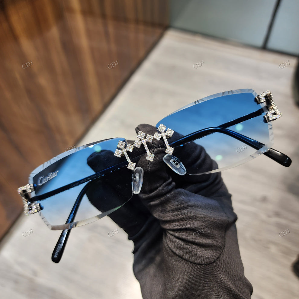 Custom Diamond Glasses
