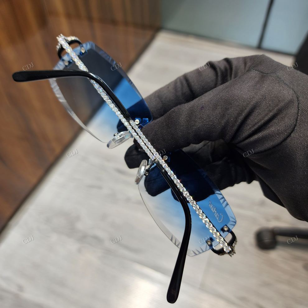 Custom Diamond Glasses
