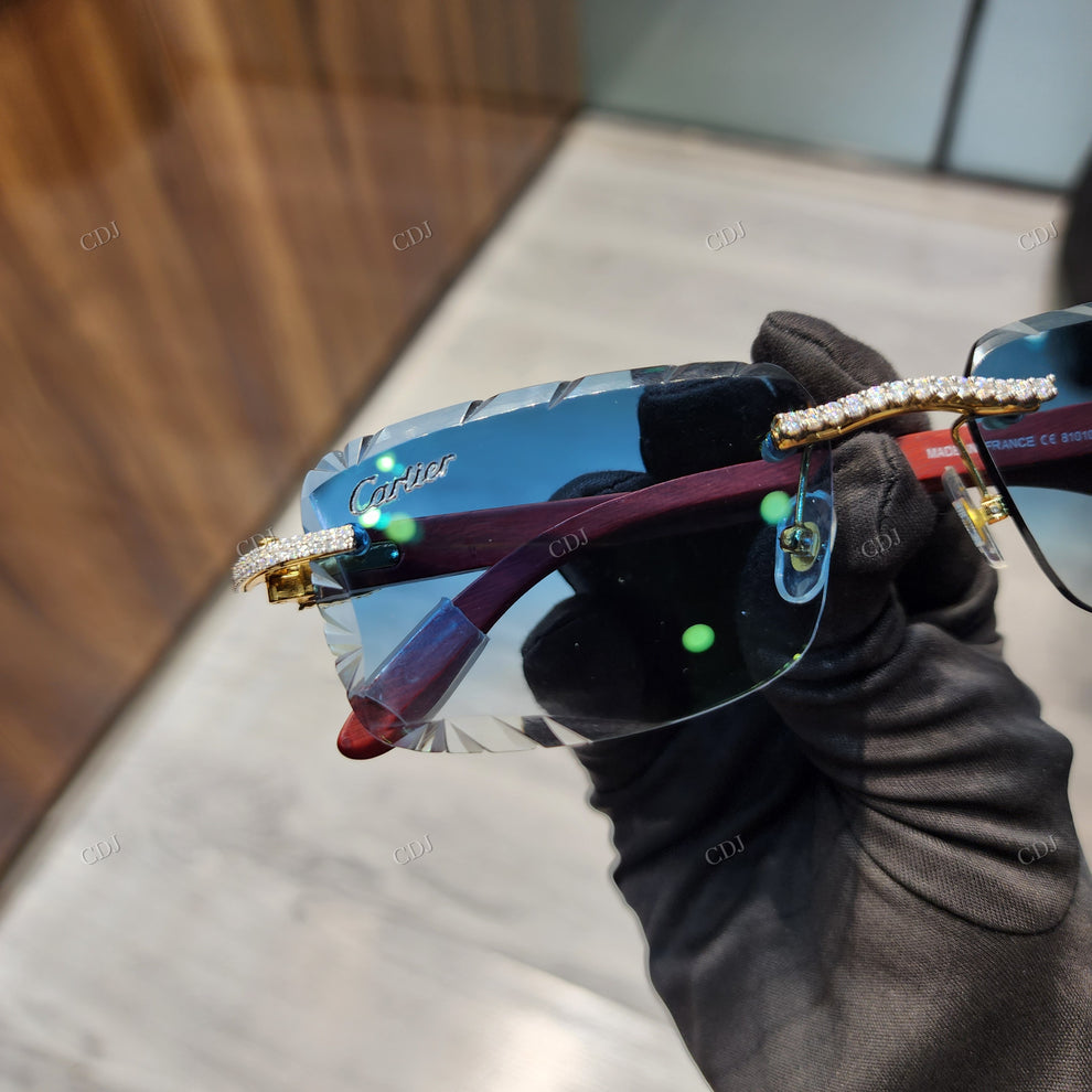 Custom Diamond Glasses