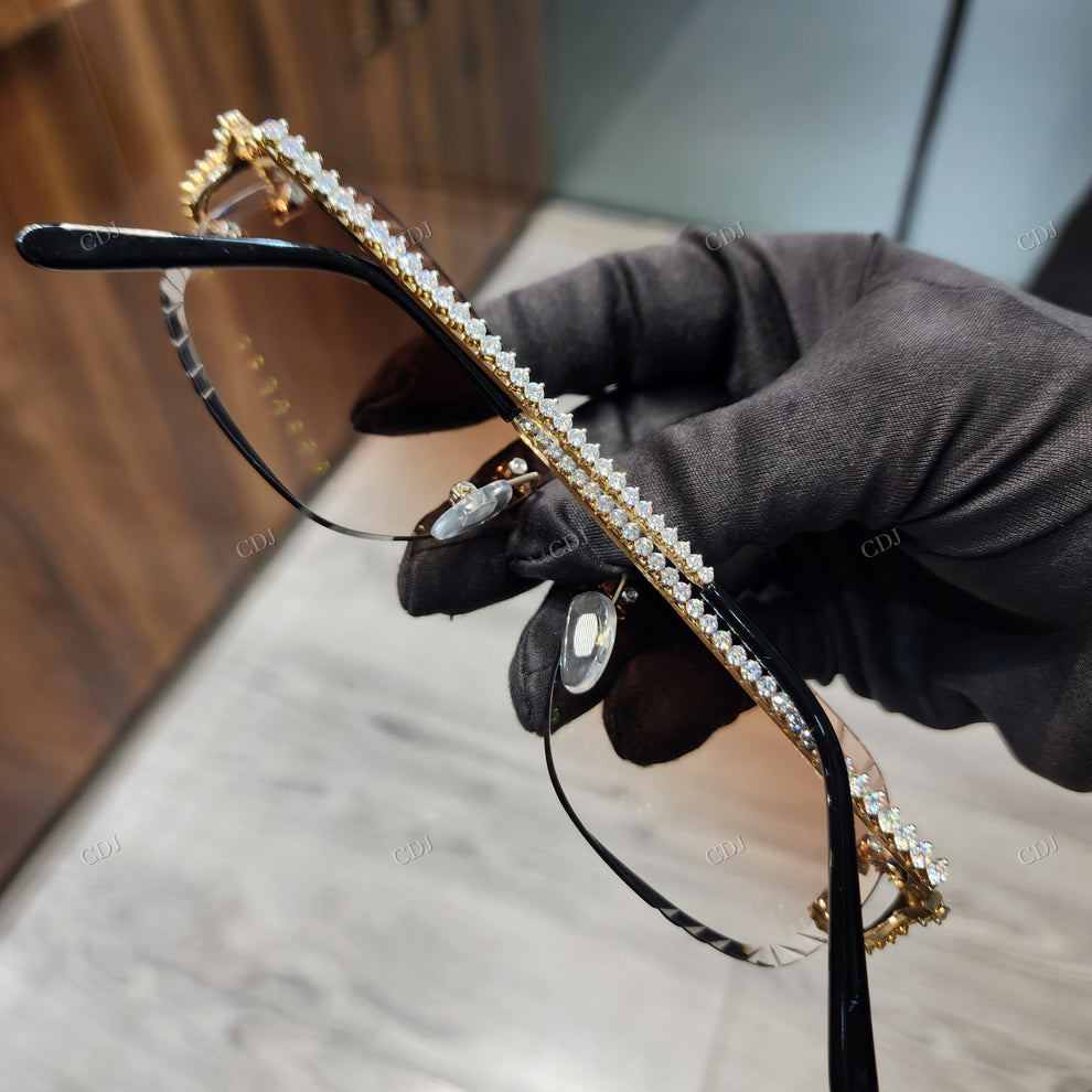 Custom Diamond Glasses