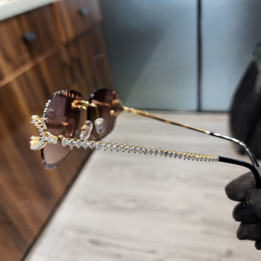 Custom Diamond Glasses