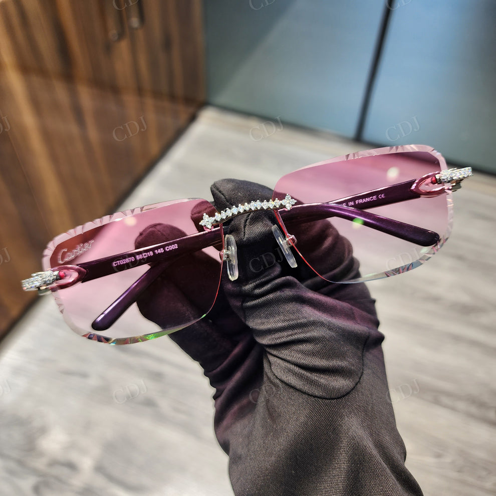 Custom Diamond Glasses