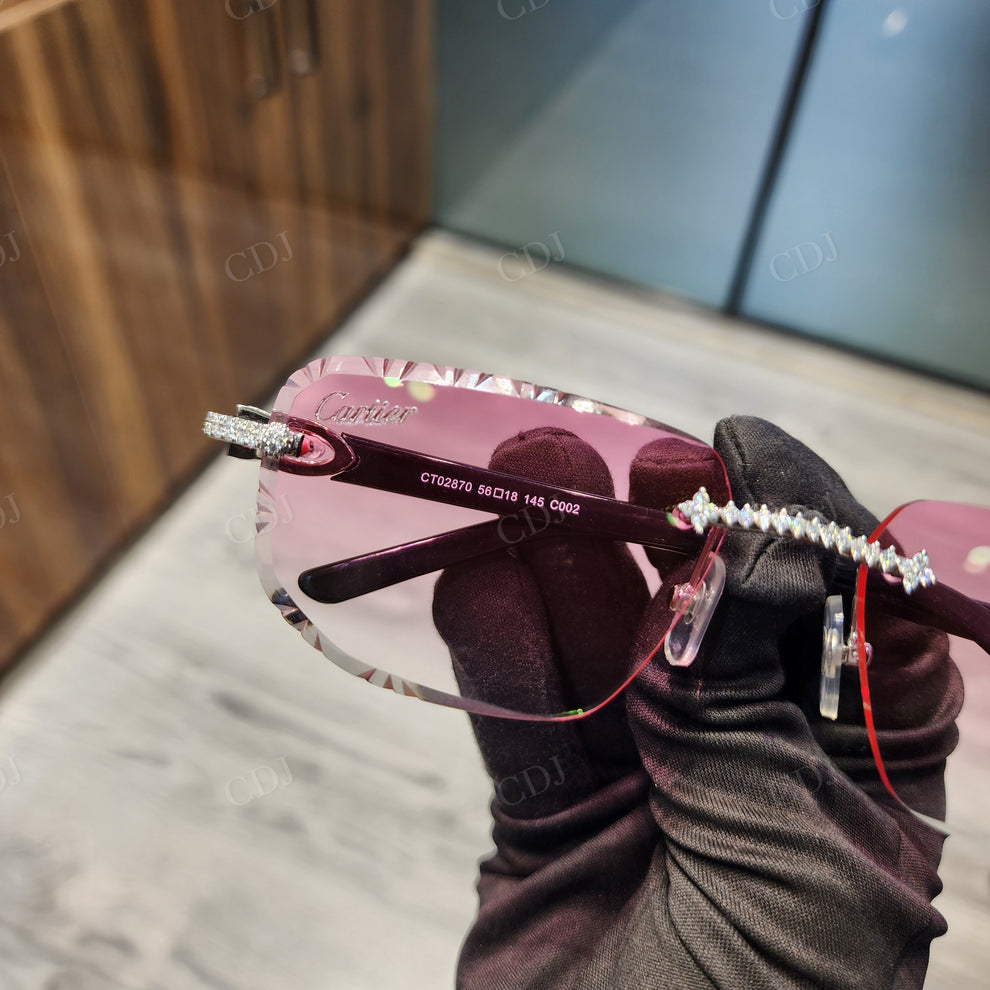 Custom Diamond Glasses